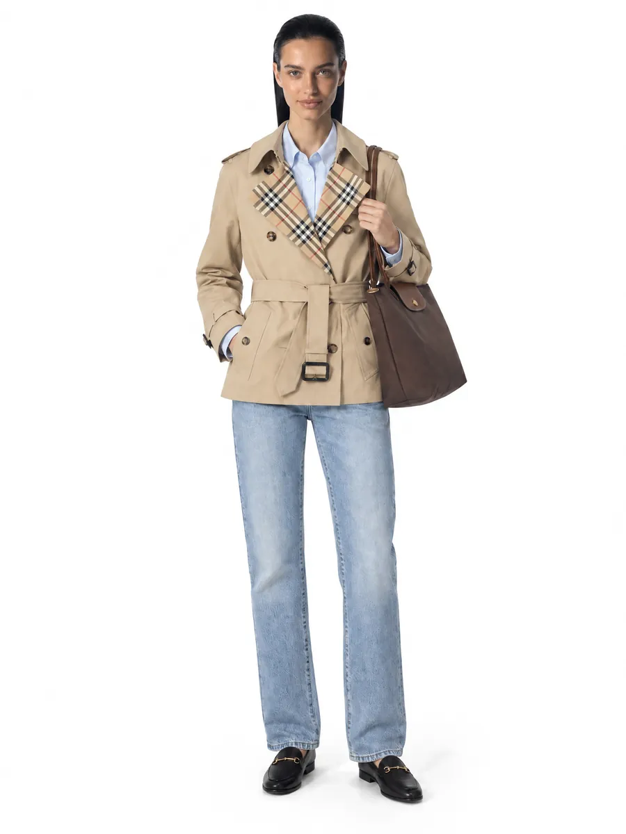 Тренч Burberry на модели, кадр 2K